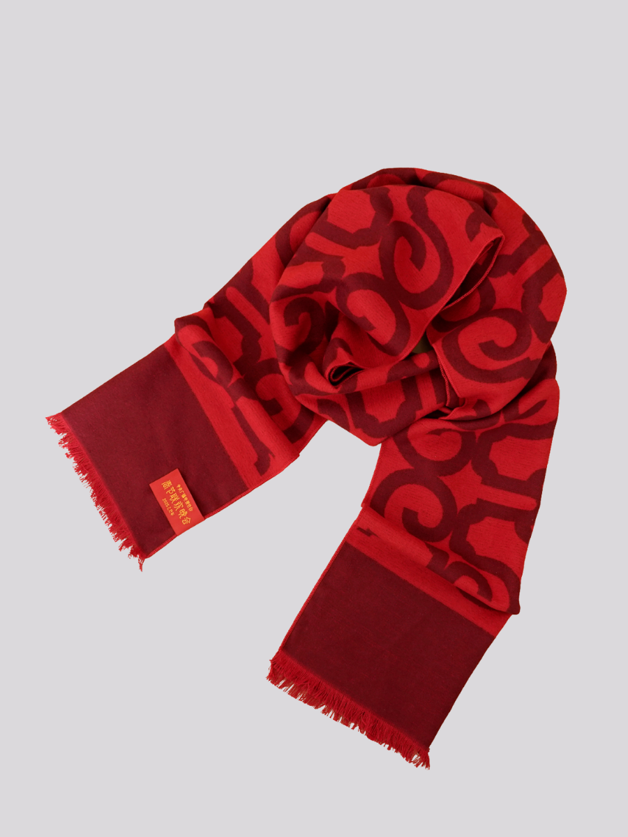 2025 Spring Festival Gala Brushed Silk Long Scarf