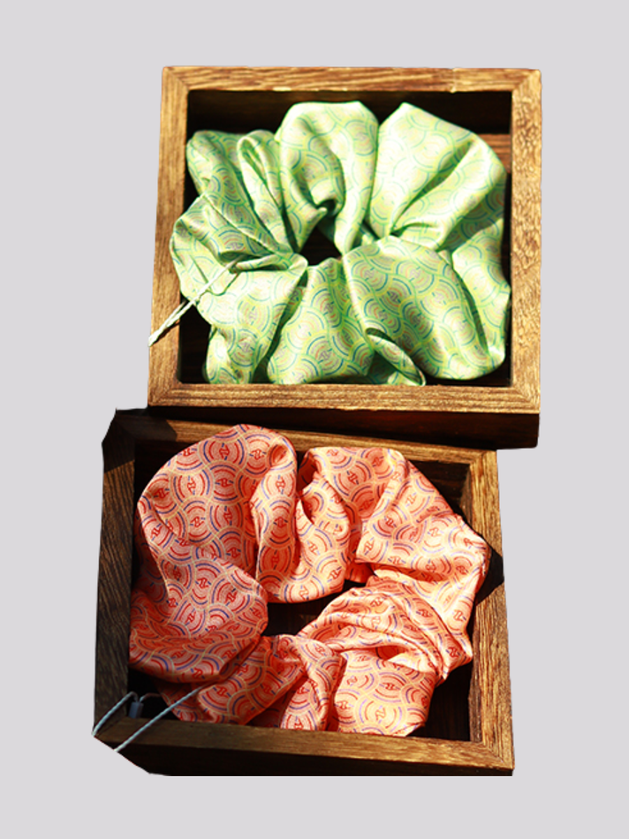 “Certain Victory Ahead” Silk Scrunchie