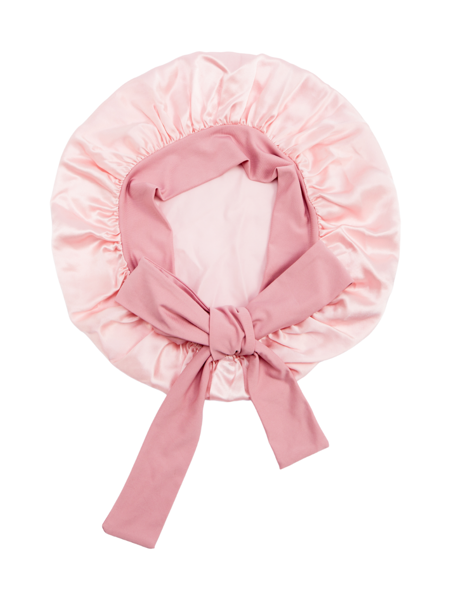 Pink Mulberry Silk Hair Bonnet
