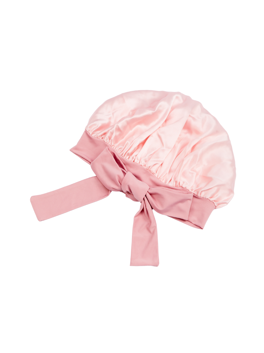 Pink Mulberry Silk Hair Bonnet