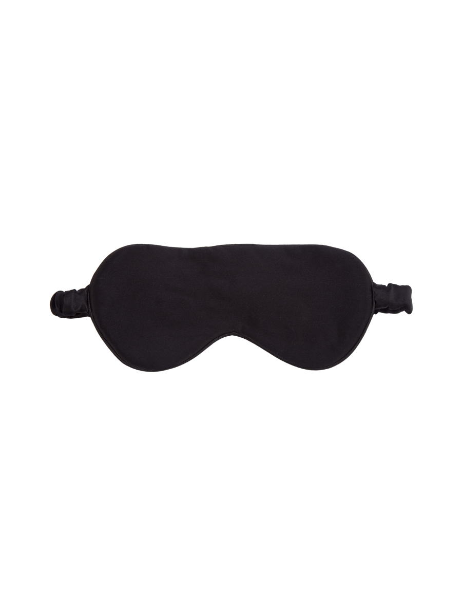Black Silk Eye Mask