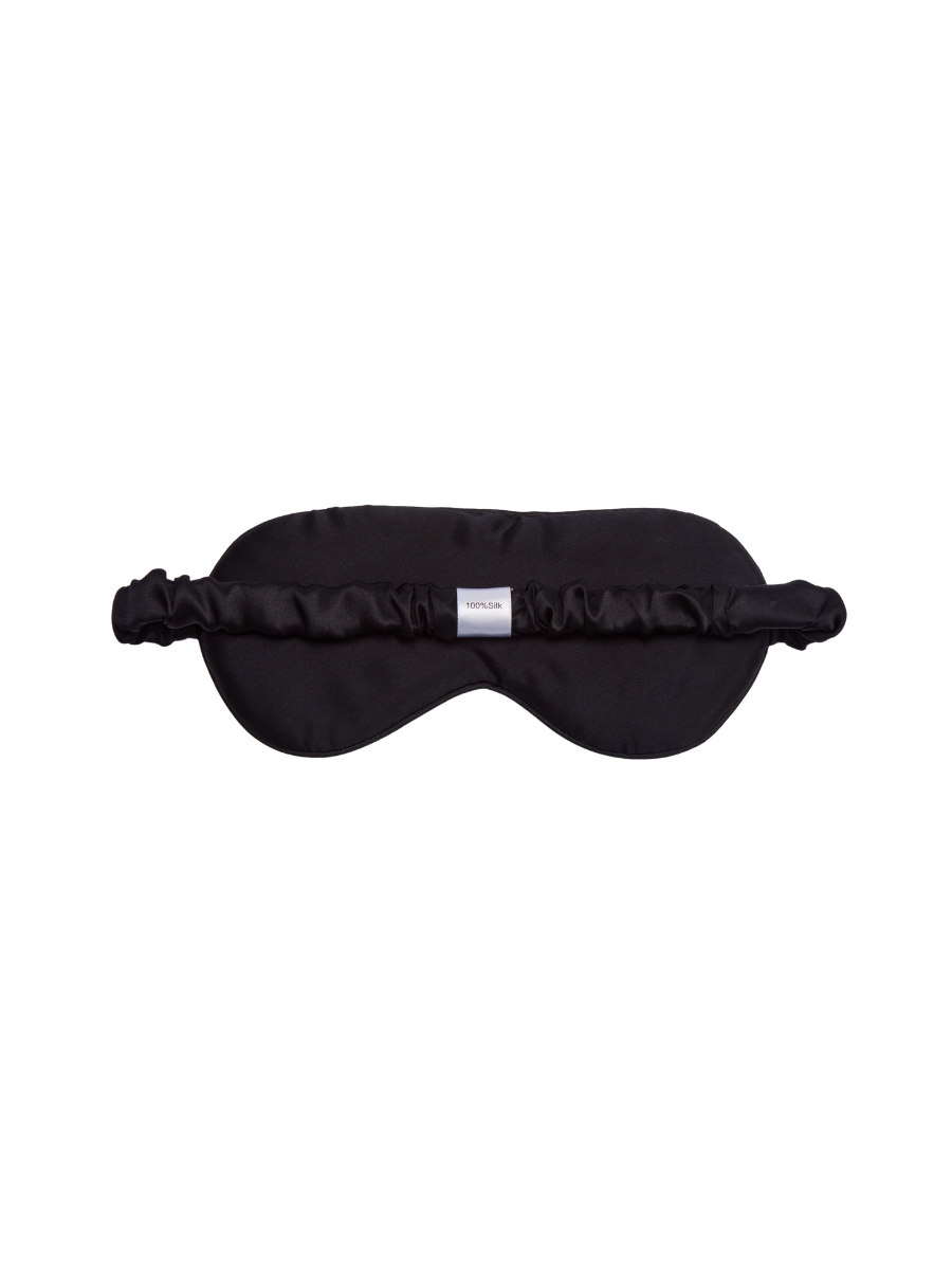 Black Silk Eye Mask