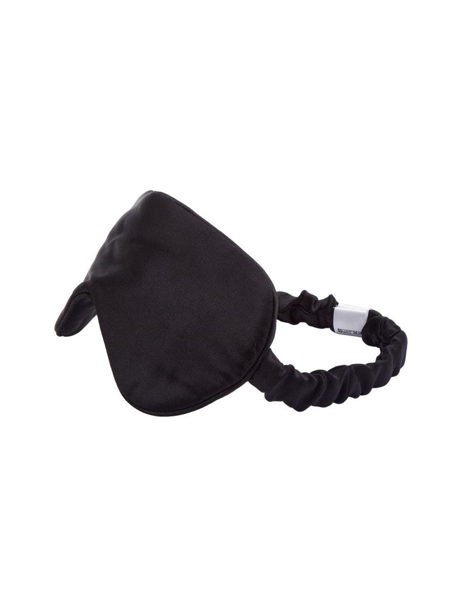 Black Silk Eye Mask