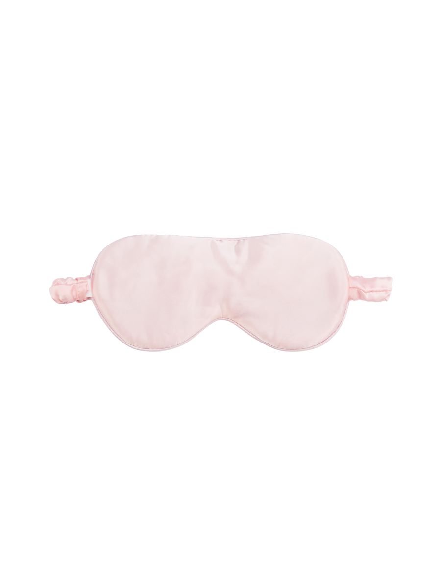 Pink Silk Eye Mask