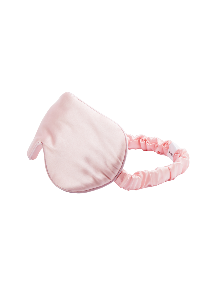 Pink Silk Eye Mask